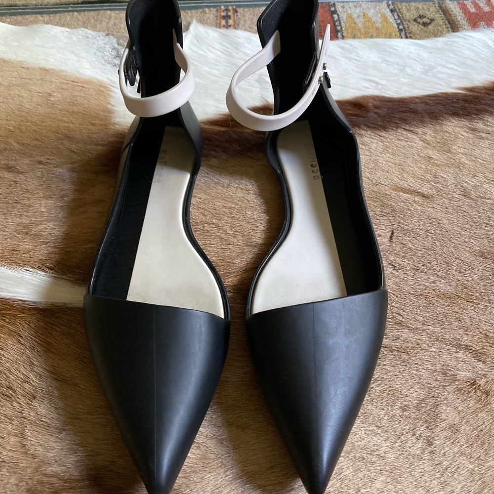 Melissa jelly flats with ankle strap